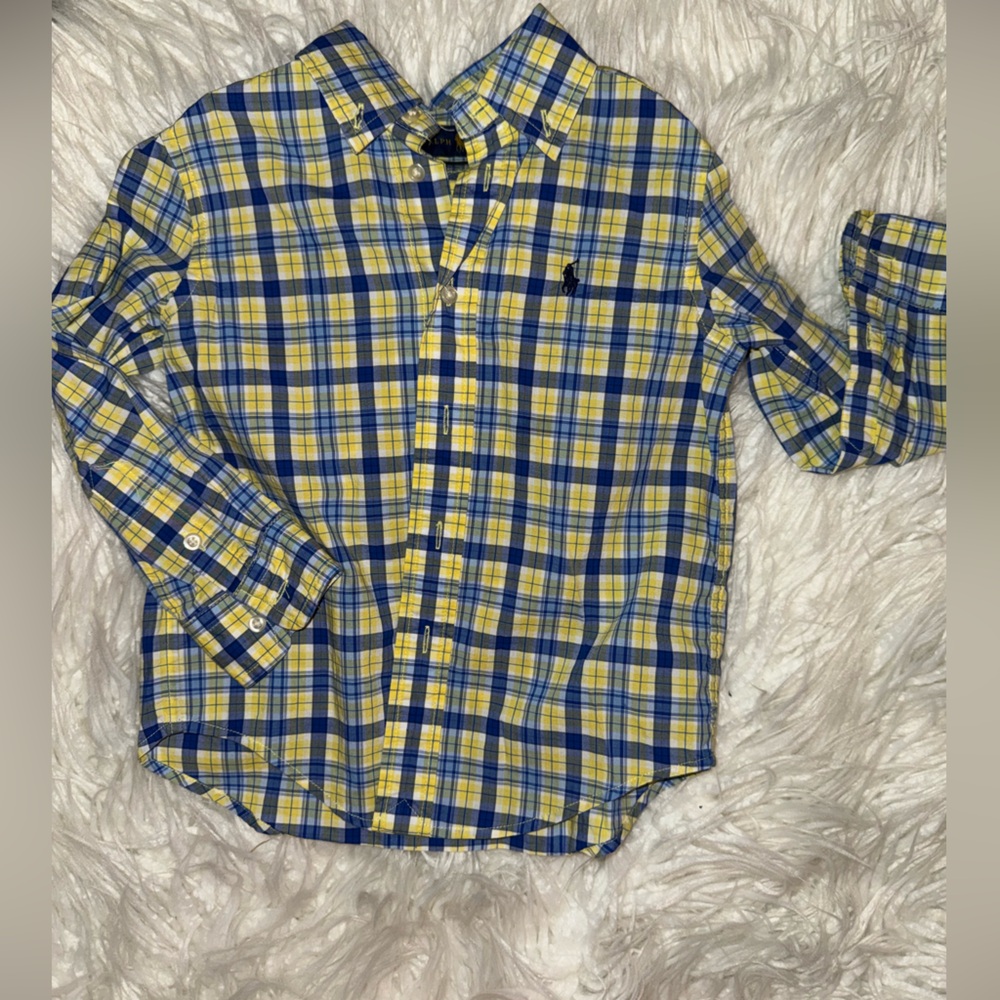 Ralph Lauren button up long sleeve natural stretch